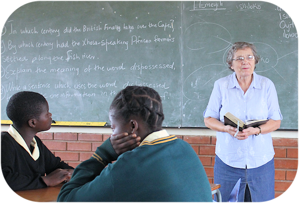 Caryl Teaching Bible to Magog 7th grade, 2015